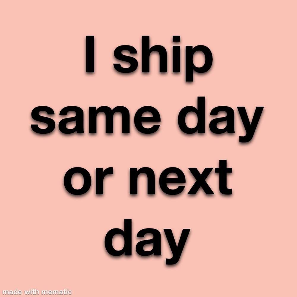 Next day shipping 🎁